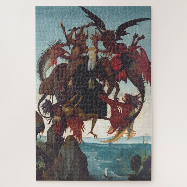 Puzzle La Tentation de saint Antoine par Michelangelo (Vertical)