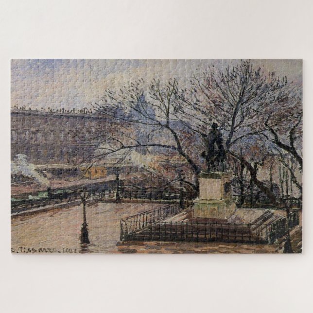 Puzzle La terrasse surélevée du Pont Neuf et statue (Horizontal)