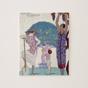 Puzzle La terre, 1925 (litho de couleur)