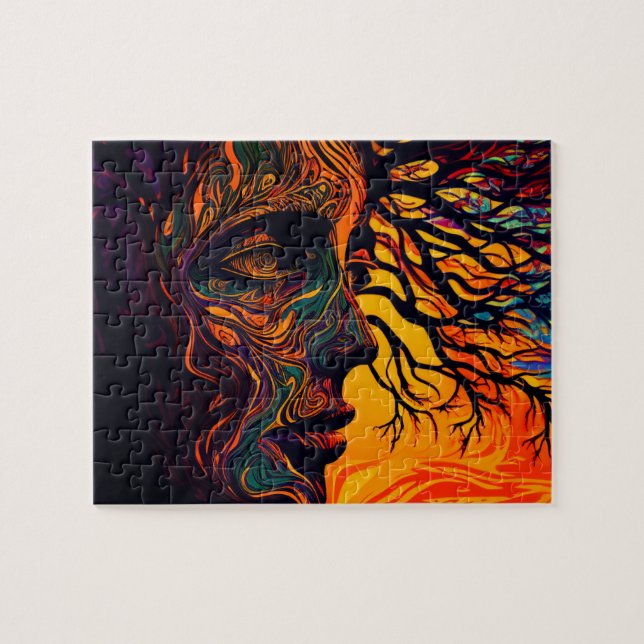 Puzzle La Terre Mère en tant qu'arbre (Horizontal)