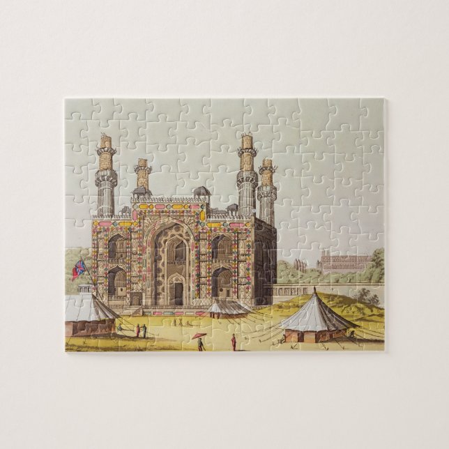 Puzzle La tombe de l'empereur Akbar de Mughal, de 'Le Cos (Horizontal)