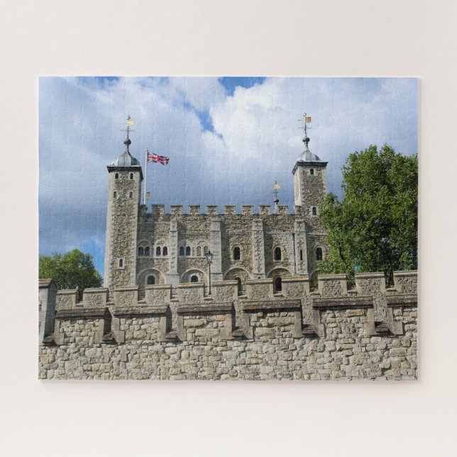 Puzzle La Tour Blanche - Tour de Londres - 16x20 pouces (Horizontal)