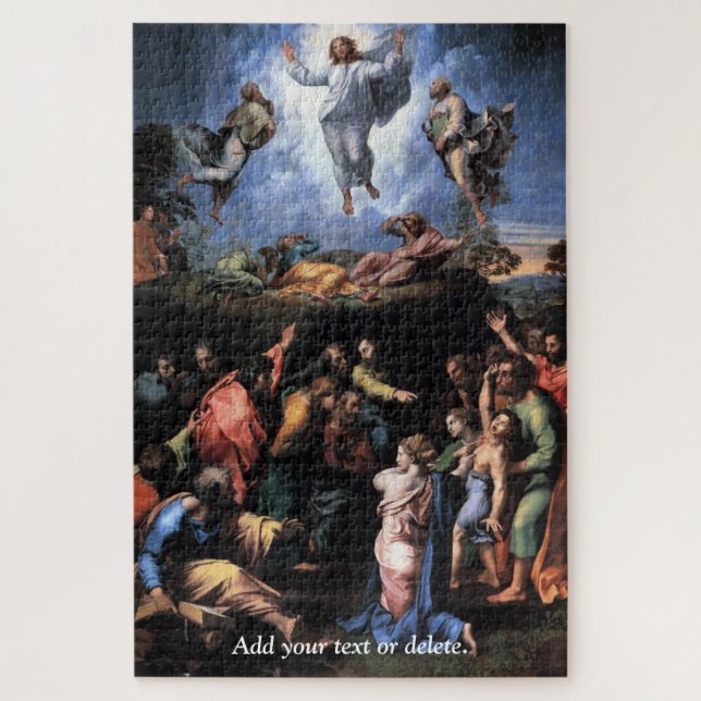 Puzzle "La Transfiguration" de Jésus-Christ, par Raphaël, (Vertical)