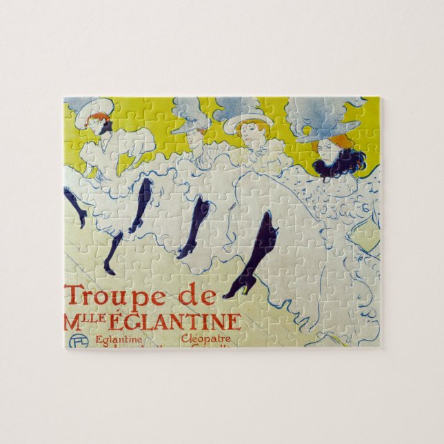 Puzzle La Troupe de Mlle Eglantine par Toulouse Lautrec (Horizontal)