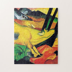 Puzzle La vache jaune de Franz Marc