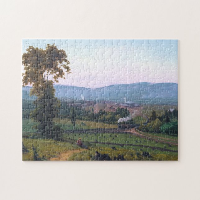 Puzzle La vallée de Lackawanna par George Inness (Horizontal)