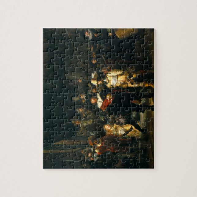 Puzzle La Veille de la nuit - Rembrandt (Vertical)