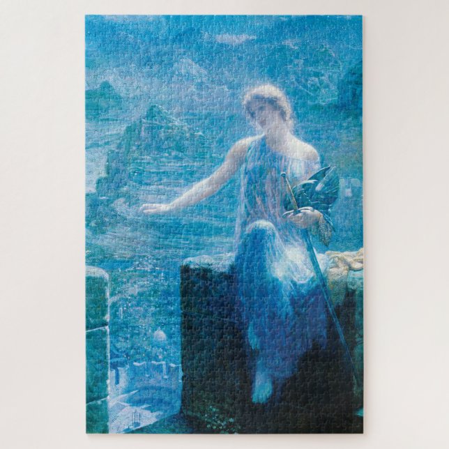 Puzzle La veillée de Valkyrie par Edward Robert Hughes (Vertical)