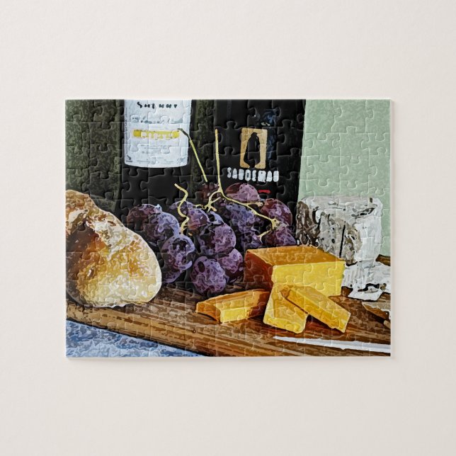 Puzzle La vie de fromage et de raisins toujours de pain (Horizontal)