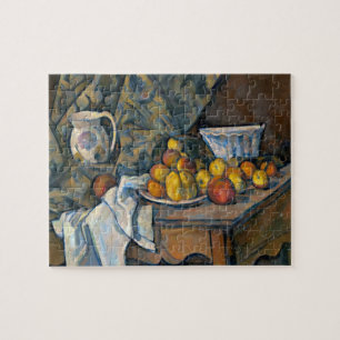 Puzzle La vie de Paul Cezanne toujours avec des pommes