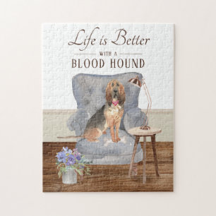 Puzzle La Vie Est Avec Un Hound Sang