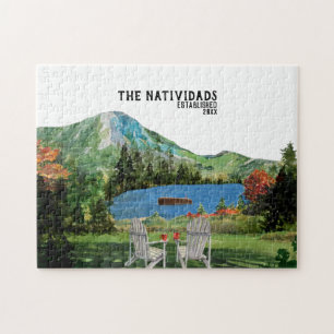 Puzzle La vie est meilleure au lac   Nom de la famille