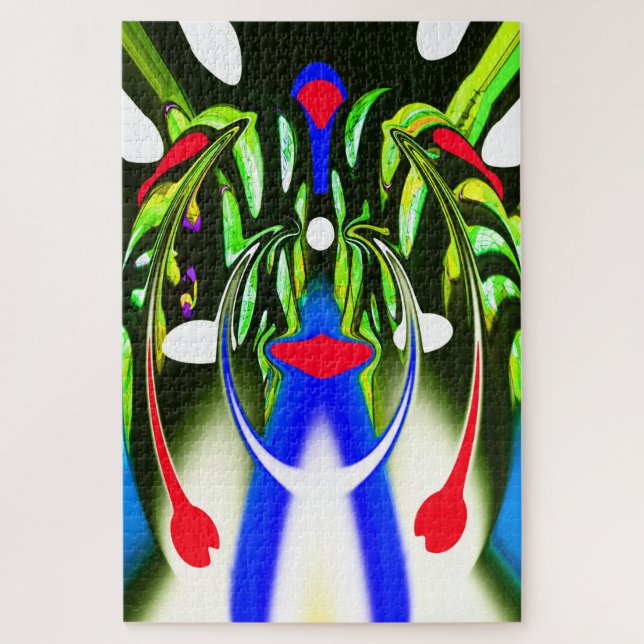 Puzzle La vie plante Alien de l'art (Vertical)