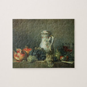 Puzzle La vie toujours avec des raisins et les grenades,
