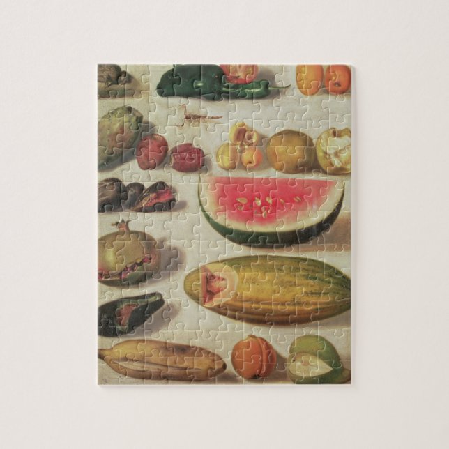 Puzzle La vie toujours avec le fruit et le crapaud (Vertical)