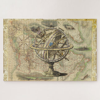 Puzzle La vieille Amérique britannique Explorez la carte
