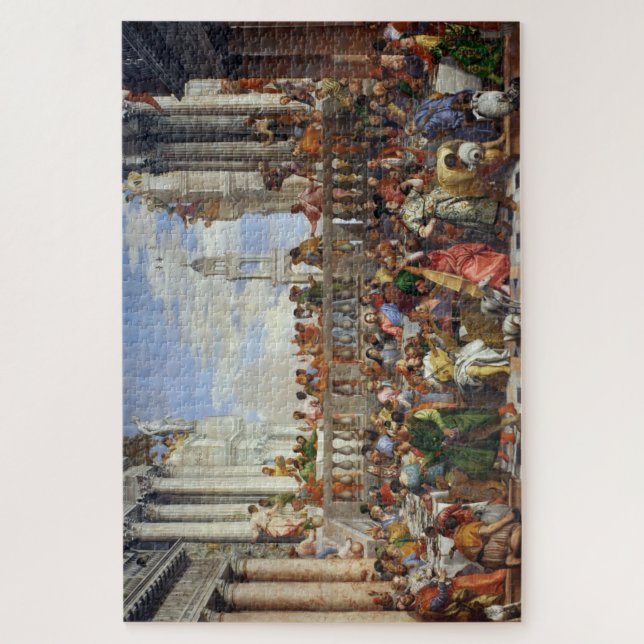 Puzzle La Vierge à Cana | Paolo Veronese painting (Vertical)