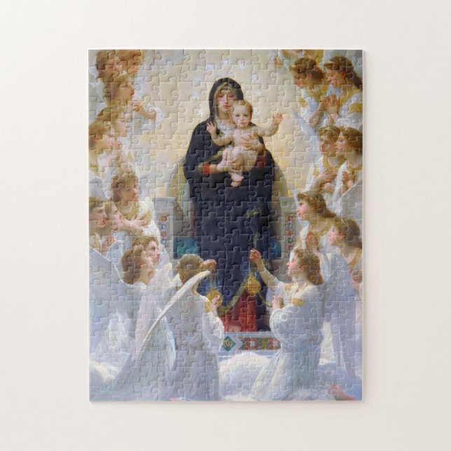 Puzzle La Vierge aux Anges, Bouguereau (Vertical)