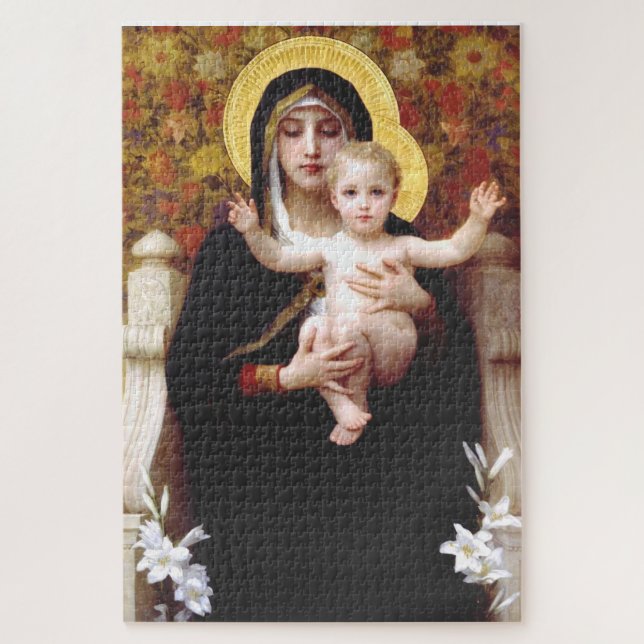 Puzzle La Vierge aux lys (Vertical)