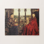 Puzzle La Vierge du chancelier Rolin avant janvier van<br><div class="desc">1435</div>