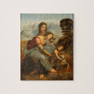 Puzzle La Vierge et l'Enfant avec Sainte Anne par Da Vinc