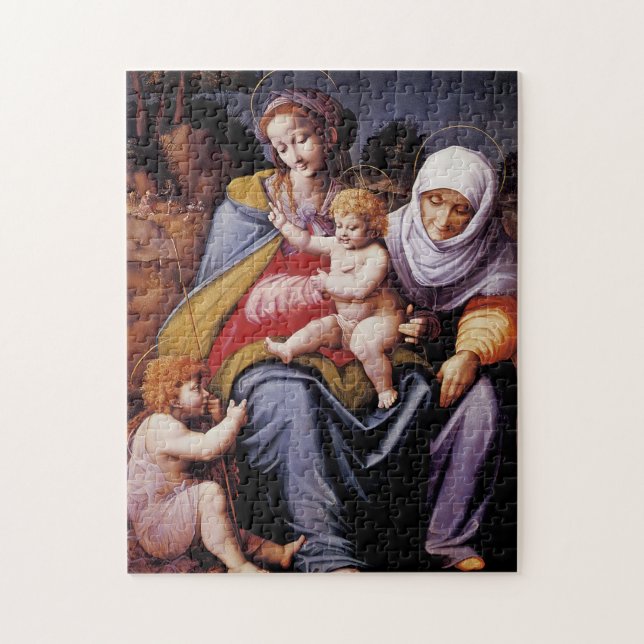 Puzzle La Vierge et l'Enfant avec Sainte Elizabeth (Vertical)