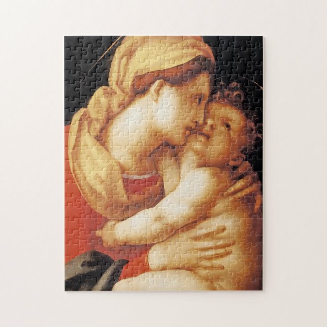 Puzzle La Vierge et l'Enfant par Jacopo Da Pontormo (Vertical)