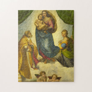 Puzzle La Vierge Sixtine de Raphael