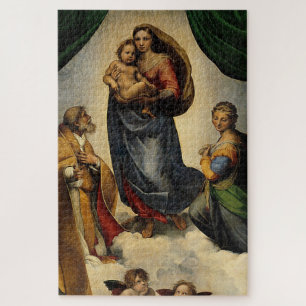 Puzzle La Vierge Sixtine de Raphaël (vers 1513)