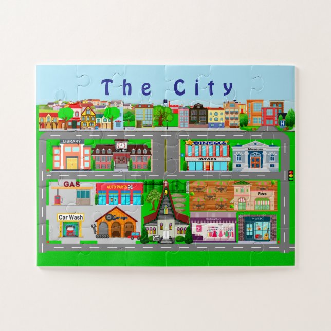 Puzzle La ville  (Horizontal)