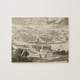 Puzzle La ville du Mexique, 1723 (gravure)