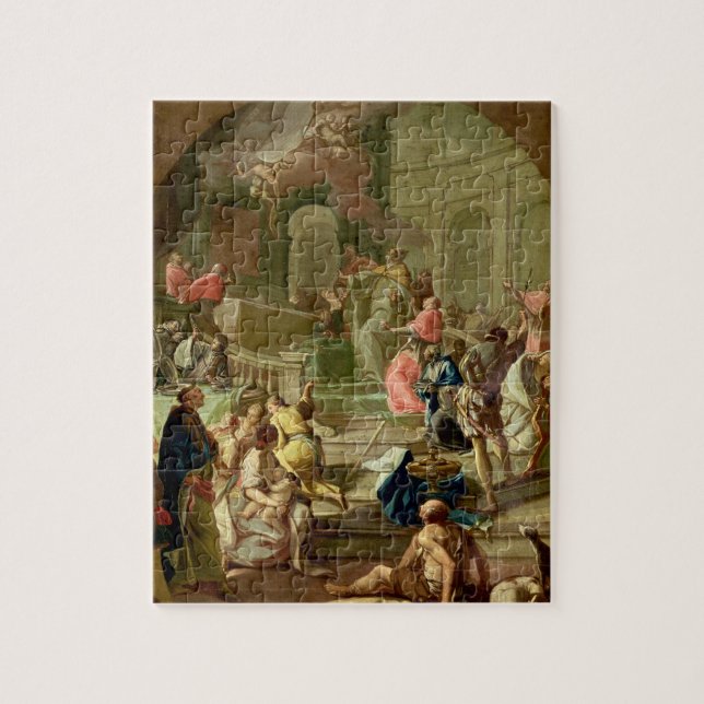 Puzzle La vision de St Benoît, c.1760 (Vertical)