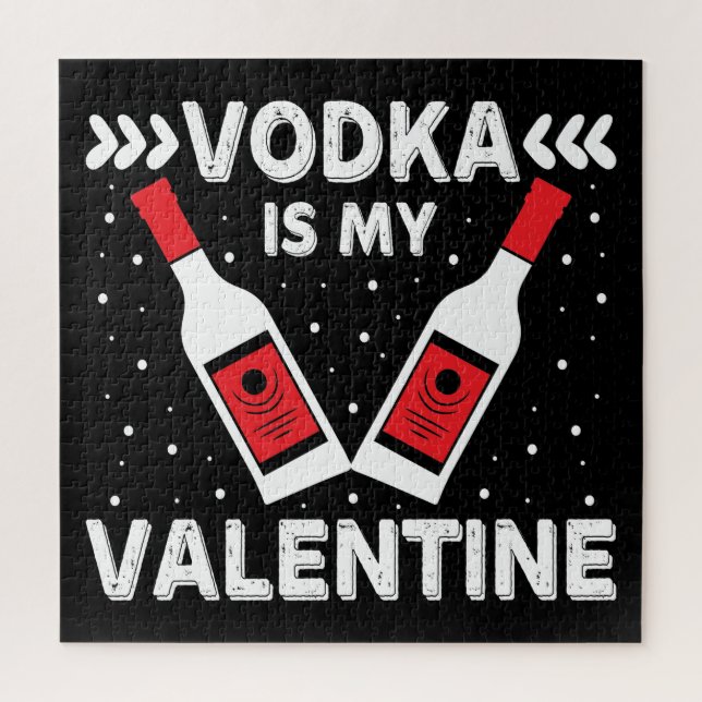 Puzzle La Vodka est ma Saint Valentin (Vertical)