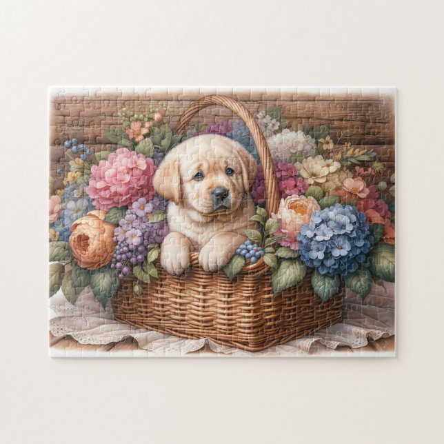 Puzzle Lab Chiot (Horizontal)