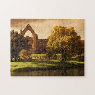 Puzzle L'Abbaye De Bolton En Automne