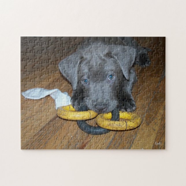 Puzzle Labrabull Puppy Jigsaw (Horizontal)