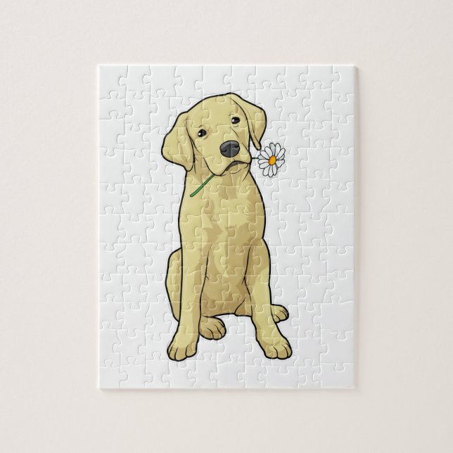 Puzzle Labrador Daisy (Vertical)