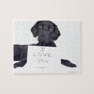 Puzzle Labrador noir 13 mois