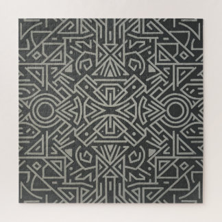 Puzzle Labyrinthe de Lignes | Motifs Géométriques Tribaux