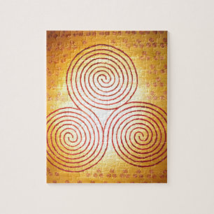 Puzzle Labyrinthe en spirale triple