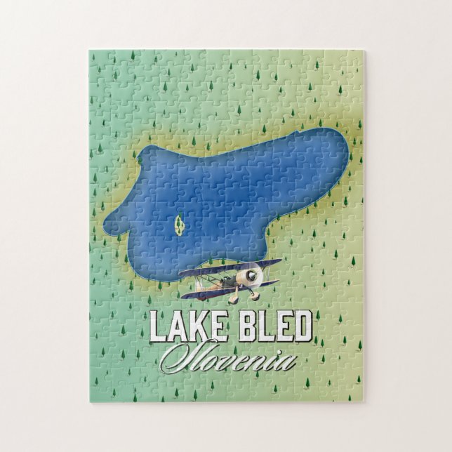 Puzzle Lac Bled Slovénie (Vertical)