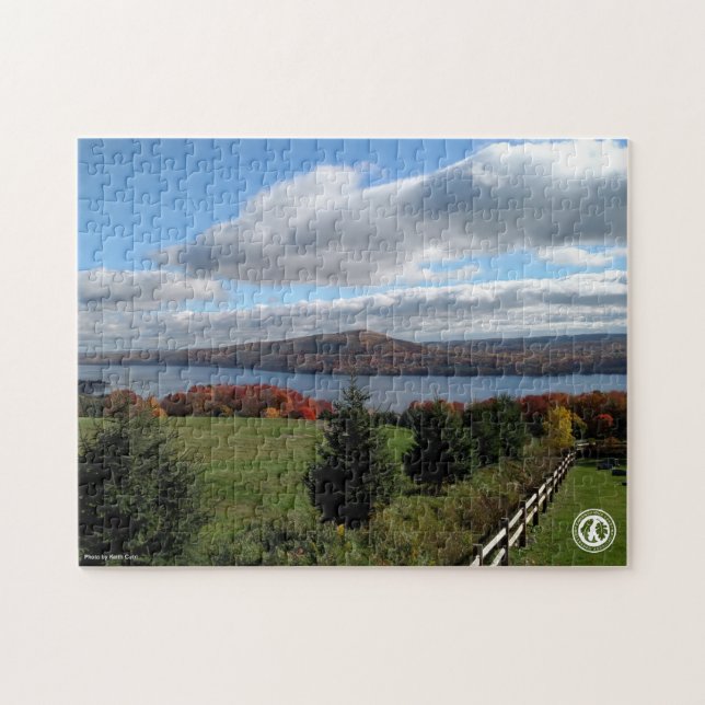 Puzzle Lac Canandaigua en automne (Horizontal)