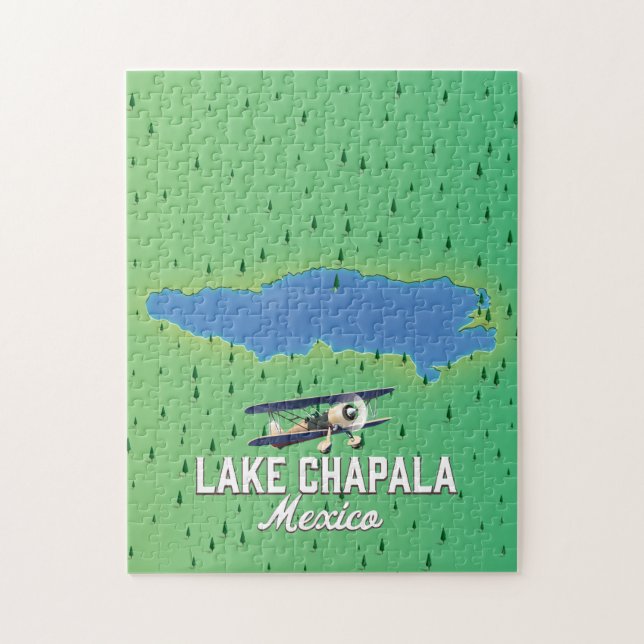 Puzzle lac Chapala Mexique (Vertical)