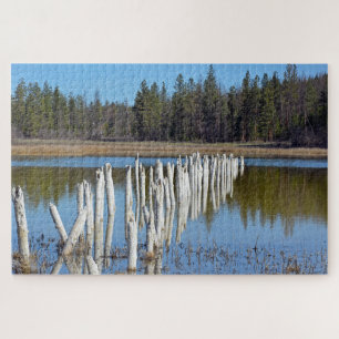 Puzzle Lac dans les bois