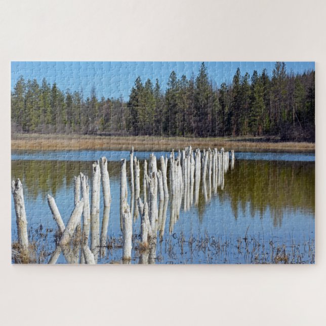 Puzzle Lac dans les bois (Horizontal)
