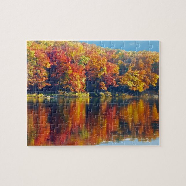 Puzzle Lac d'automne (Horizontal)