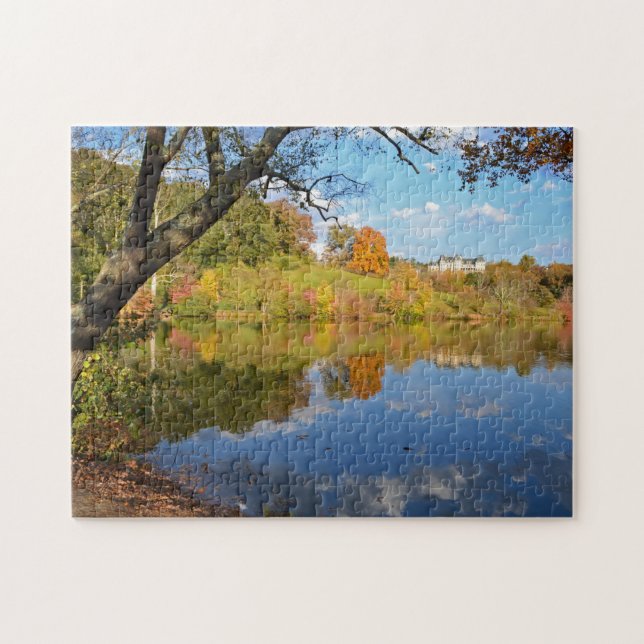 puzzle - Lac en automne (Horizontal)