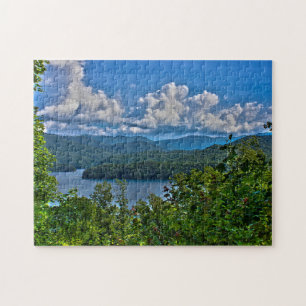 Puzzle Lac Fontana, casse-tête photo des Great Smoky Moun