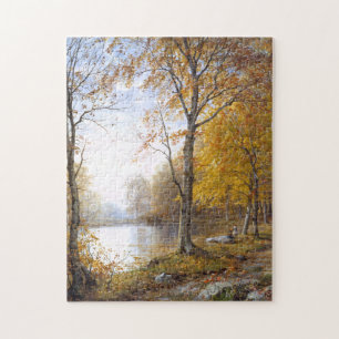 Puzzle Lac Forest à Automne