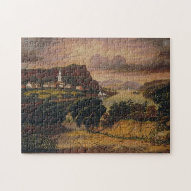 Puzzle Lac George et le village de Caldwell (Horizontal)